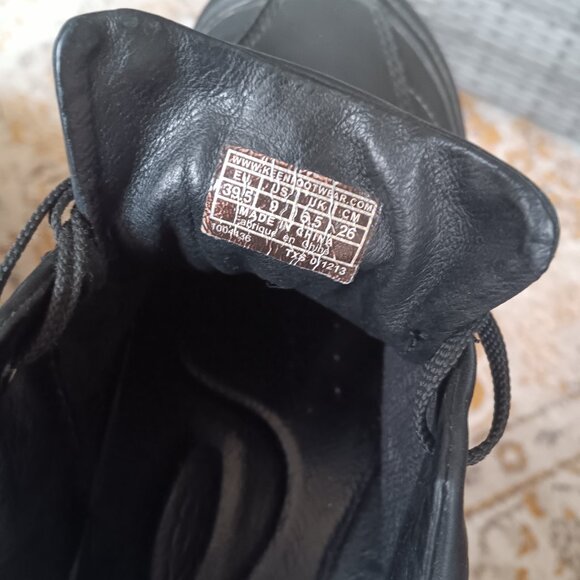 KEEN Presidio II Black Leather Sneaker Shoe - Picture 7 of 12